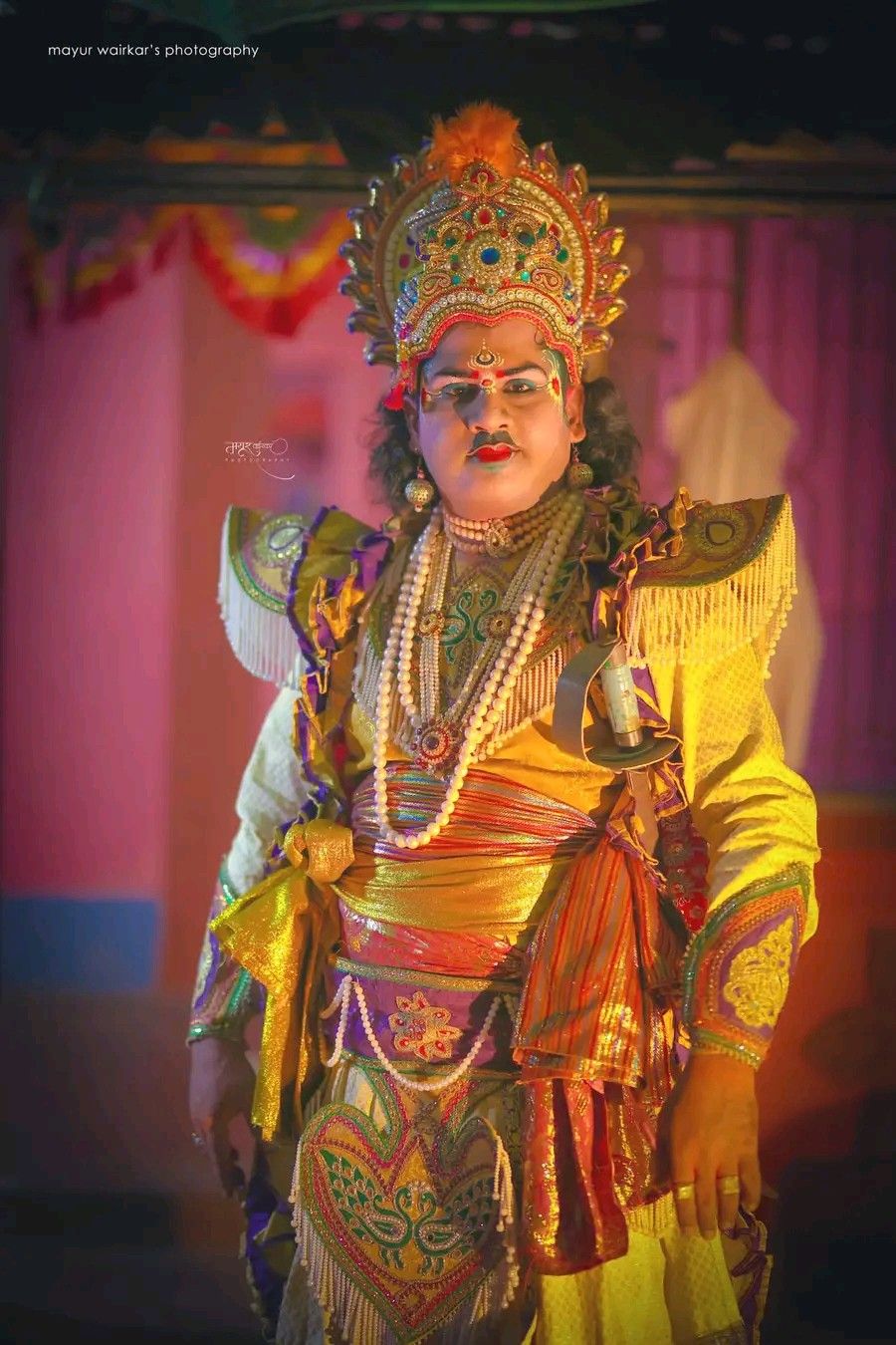 Dashavatar Festival celebrated by a Kokan village community