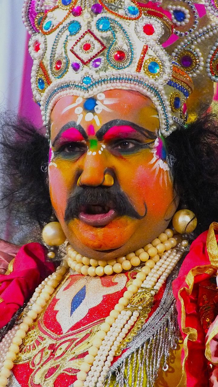 Dashavatar Artist representing Kokan craft and performing arts traditions