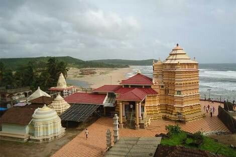 Scenic view of Kunkeshwar Temple, a heritage or nature destination in Kokan