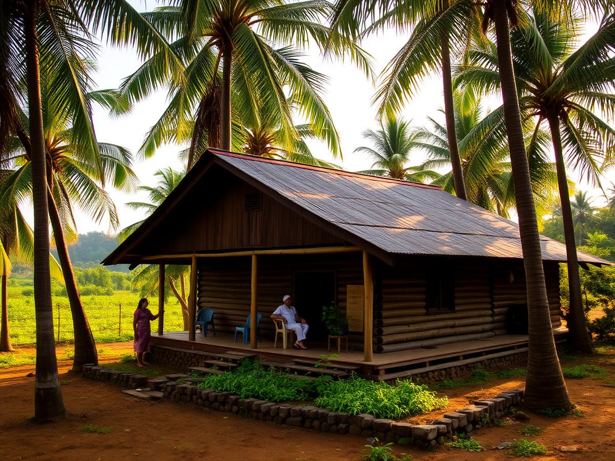 Agro tourism farm stay among coconut palms in Kokan