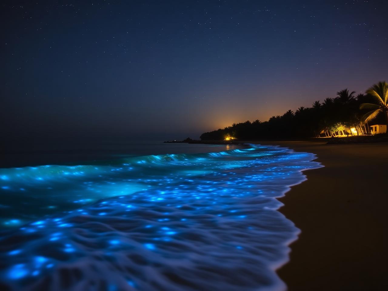 Glowing Shores beach in the Kokan