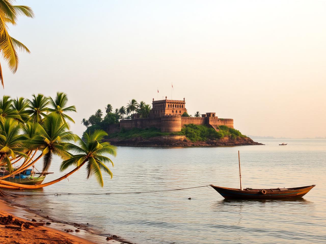 Suvarnadurg fort in the Kokan